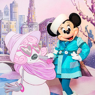 ミニーのスタイルスタジオ冬コスチューム