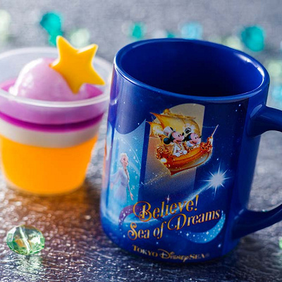 ミックスフルーツゼリー＆ホワイトチョコムース、スーベニアカップ付き