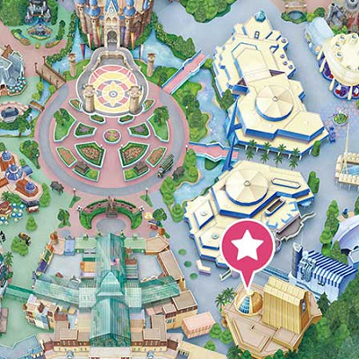 モンスターズ・インク・カンパニーストアの地図