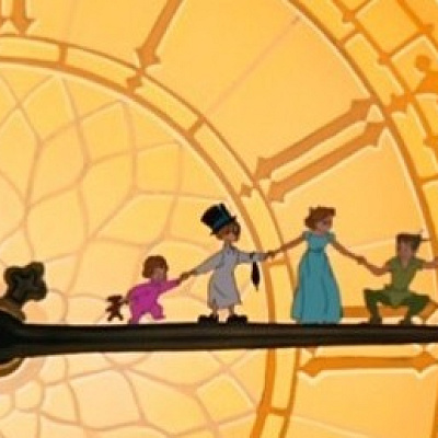 映画『ピーターパン』You Can Fly が流れるシーン