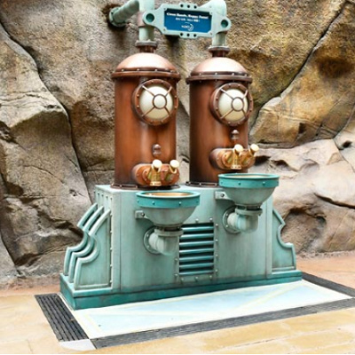 ミステリアスアイランドハンドウォッシングエリア