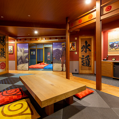 ナルトモチーフの客室