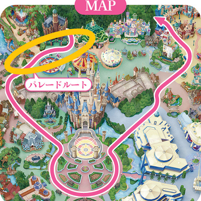 ホーンテッドマンション付近