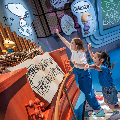 スヌーピースタジオの新しいフォトスポット