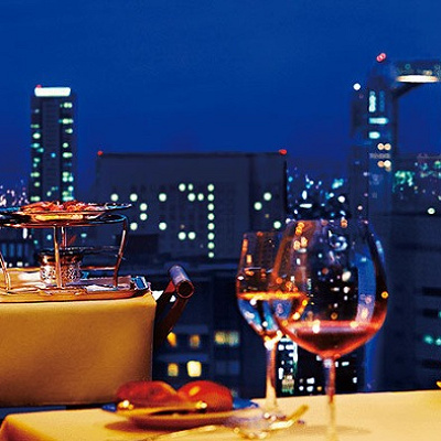 リーガロイヤルホテル（大阪）からの夜景