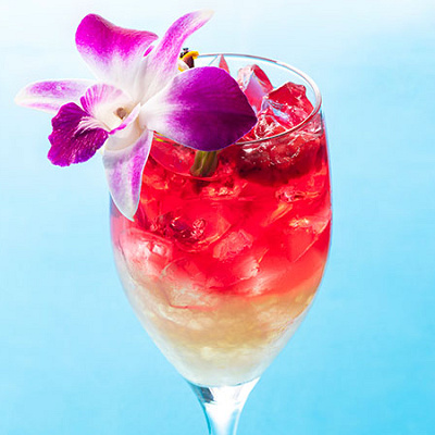 サマースペシャルディナーにはノンアルコールカクテルも付けられる！