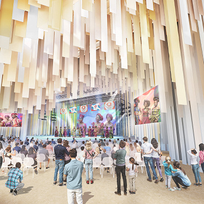 大阪万博の様子