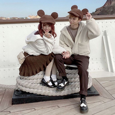 パーカーコーデ