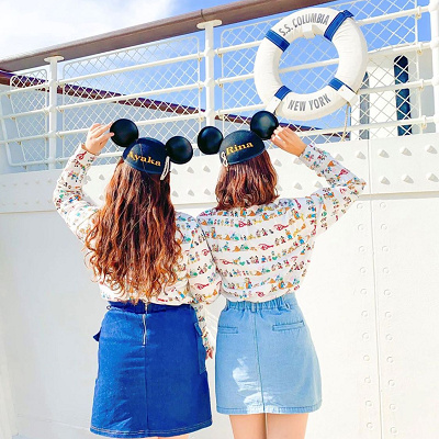 柄シャツコーデ