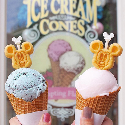 プチワッフル×アイスクリーム