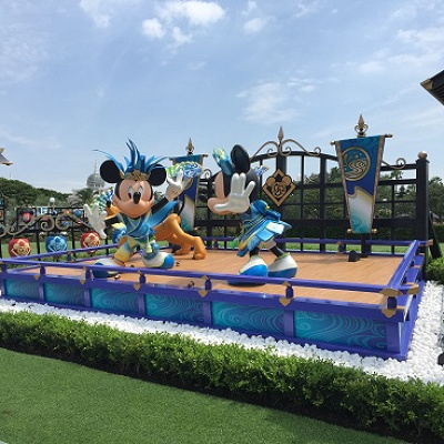 彩涼乱舞のミッキーとミニーのフォトロケーション(2015) 