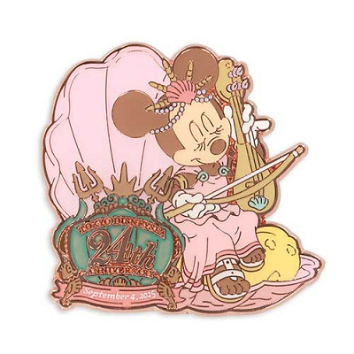 ピンバッジ(ディズニーシー24周年グッズ)| キャステル | CASTEL