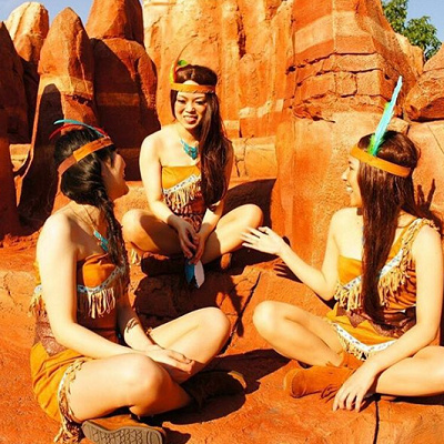 ポカホンタスの仮装