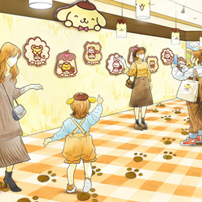 ポムポムプリンづくしのフォトスポット| キャステル | CASTEL