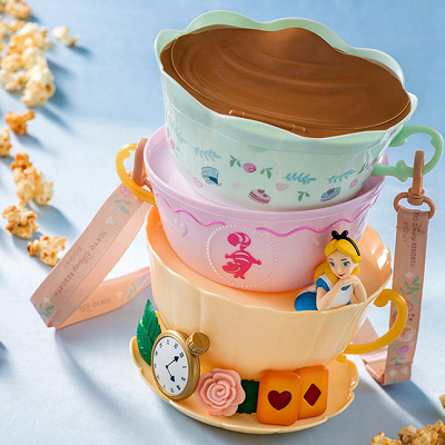 ポップコーンバケット：ふしぎの国のアリス