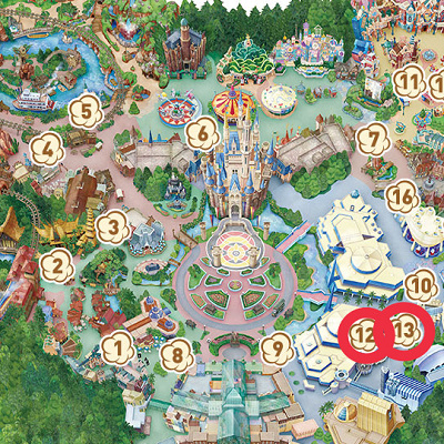 ポッピングポッドのワゴンの場所