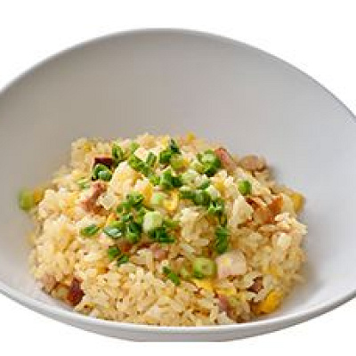 チャーシューと卵のチャーハン