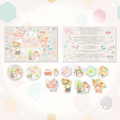 ポストカード＆シール(シークレット・オブ・スノーウィーデイグッズ)