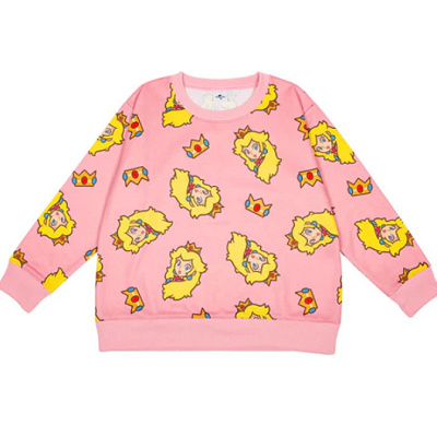 ピーチ姫のキッズスウェット