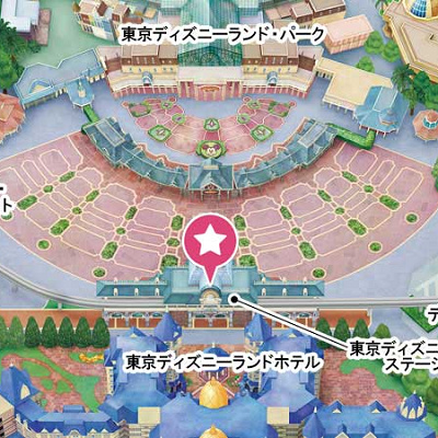ディズニーランドの専用エントランス