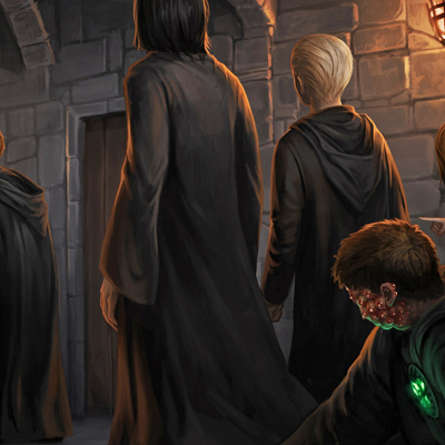 スリザリン生をひいきするスネイプ先生