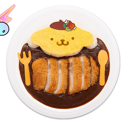 ぷくぷくプリンのカツカレー