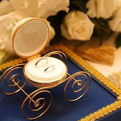 かぼちゃの馬車のリングピロー