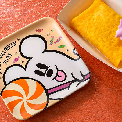 パンプキンクレープ、スーベニアプレート付き