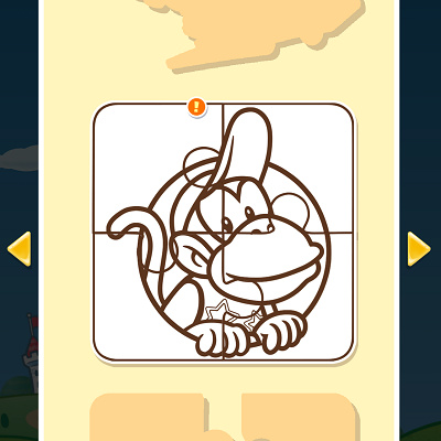 パズルピーススタンプ（ディディーコング）