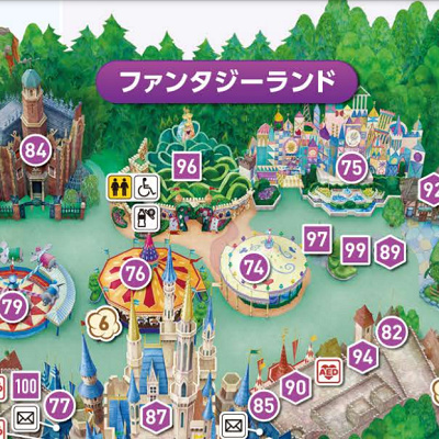 クイーン・オブ・ハートのバンケットホール：地面の色が紅茶色？