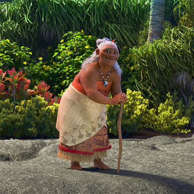 『モアナと伝説の海』の名言①：一人くらい変なのがいてもいい。村にはね。（タラ）