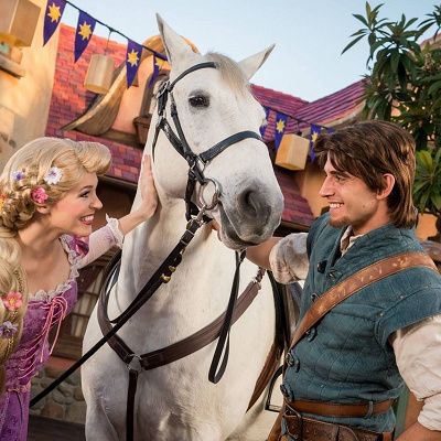 ディズニーシーのラプンツェルエリア