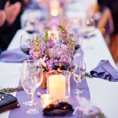 紫×ろうそくでラプンツェル風に