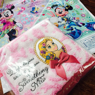 ラプンツェルのタオルハンカチ