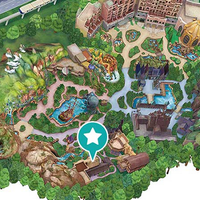 ラプンツェルのランタンフェスティバルの場所