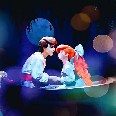 「リトル・マーメイド」のワンシーンを再現