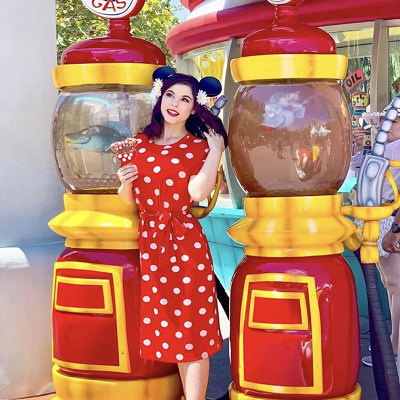 赤ドットコーデ（1）