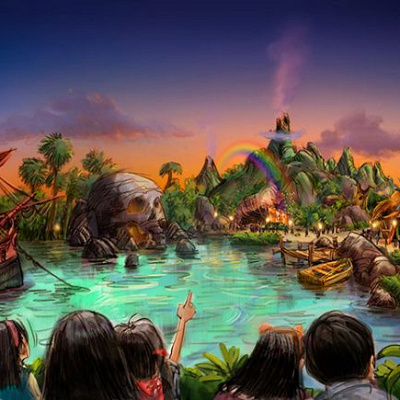 「ピーターパンエリア」の完成予想図