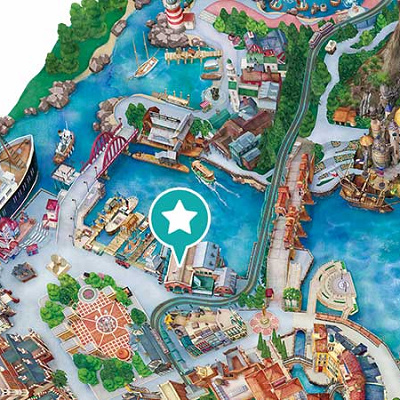 レストラン櫻 テラス席の場所