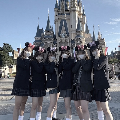 王道ブレザー制服 ミニーカチューシャ