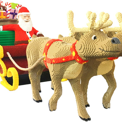 サンタとトナカイ