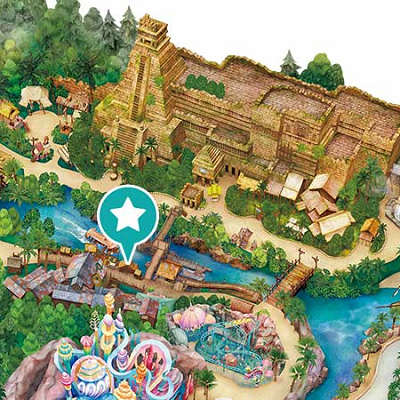 “サルードス・アミーゴス！”グリーティングドックのマップ