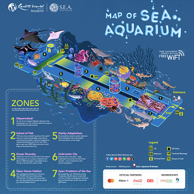 シーアクアリウム:公式マップ