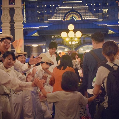 東京ディズニーランドキャストさんによるお見送り