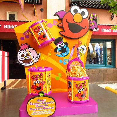 セサミストリート【2014年~】おばけセサミストリートのドラムdeポップコーンバケツ