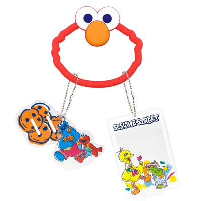 セサミストリートキーチェーン＆ハンドストラップセット