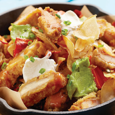 上海ディズニートイストーリーランド：四川風スパイシーチキン＆ポテトチップス