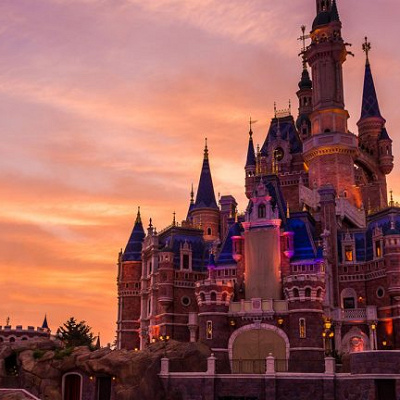 上海ディズニーランドのお城