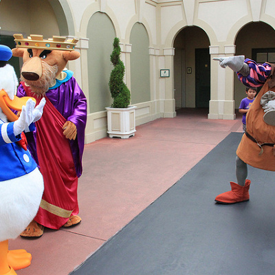 ドナルドダックと出会ったシェリフ、プリンス・ジョン