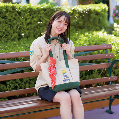 シャツ、バンダナつきトートバッグ